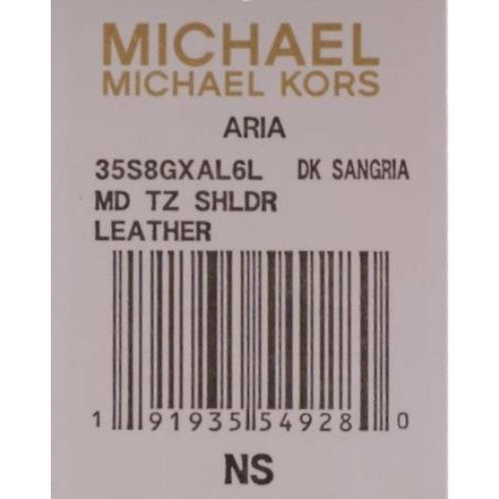 NWT Michael Kors Aria Leather Shoulder Bag - Picture 5 of 5